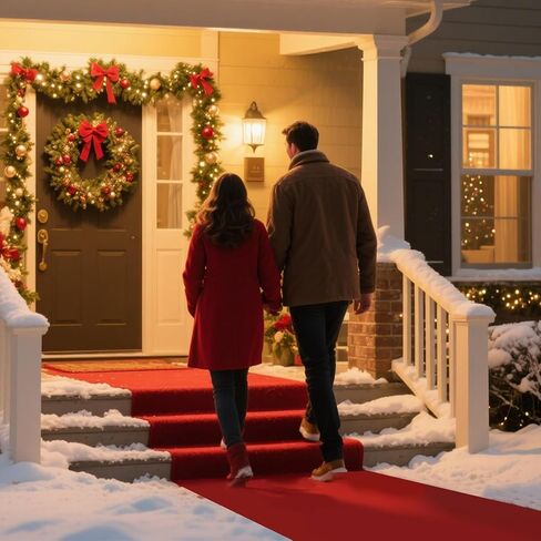 عداء السجادة الحمراء للحفلات 2.6FTx30FT - 140GSM قماش غير منسوج لديكور الحفلات، سجادة ممر المدرج لموضوع هوليوود وحفلات الزفاف in Kuwait