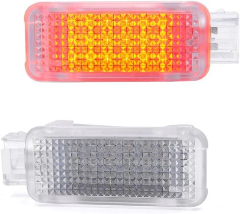 NJSBYL Golf GTI MK5 MK6 Led Door Welcome Lamp Compatible with VW Passat B5 B6 CC Golf 4/5/6 Sharan Beetle Xenon White LED Courtesy Glove Box Under Door Foot Light Trunk Luggage Lights in Saudi Arabia