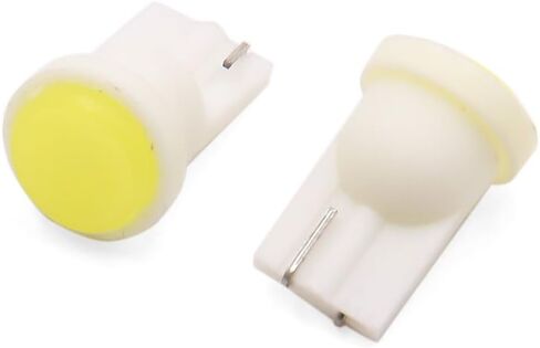 Uxcell 10 قطعة T10 W5W إسفين الأبيض COB LED أضواء السيارة لمبات الداخلية لوحة أداة لوحة مصباح البضائع جذع ضوء 192 168 194 تيار مستمر 12 فولت in Kuwait