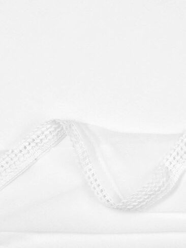 Divine-Interiors Woman's Plain Chiffon Dupatta with border lace 2.25 meters Pack of 1 in Saudi Arabia