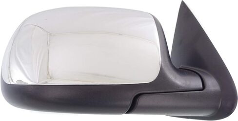 Kool Vue Driver & Passenger Side Mirror for Chevrolet Silverado 1500, GMC Sierra 1500 1999-2006 Without Blind Spot Monitor, Chrome, Extended Cab, Standard Cab, Car Side Mirror in Saudi Arabia