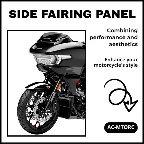 Side Fairing Panel Support Bracket Kit for Harley Touring CVO Road Glide FLTRXSE 2023-2024, Road Glide ST FLTRXSTSE 2024, Spoilers Cover Support Accessories in Kuwait