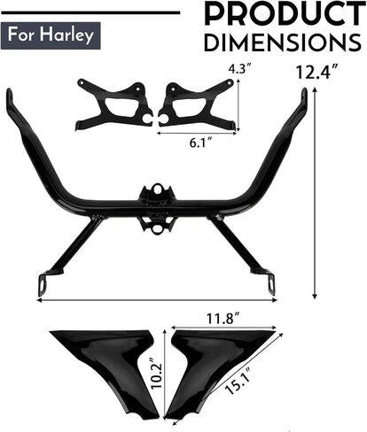 Side Fairing Panel Support Bracket Kit for Harley Touring CVO Road Glide FLTRXSE 2023-2024, Road Glide ST FLTRXSTSE 2024, Spoilers Cover Support Accessories in Kuwait
