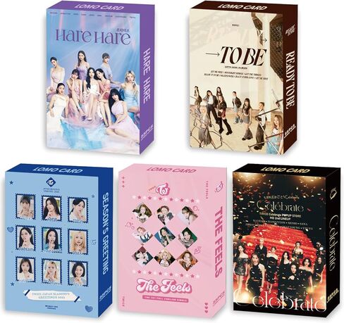 5 Pack/275 Pcs Twice Lomo Card Photocards Greeting Card with Postcards Box in Kuwait