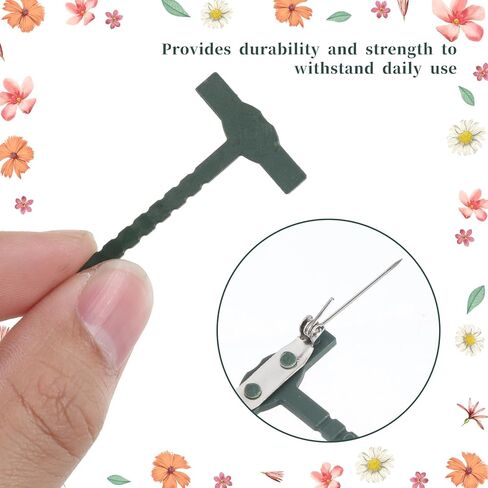 20Pcs Boutonniere Pins Supplies Green Floral T Pins for Corsage Pin for Boutonnieres Corsage Floral Safety Pin for Bride Groom Wedding DIY Festivals Birthday in Saudi Arabia