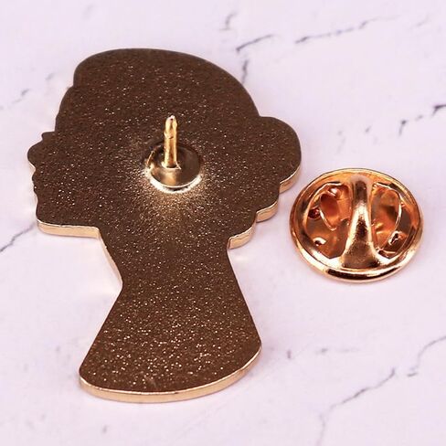 God Is Within Her She Will Not Fall Enamel Lapel Pin Christian Inspiration Badge Brooch PSALM 46:5 Brooch For Christian Gift in Saudi Arabia