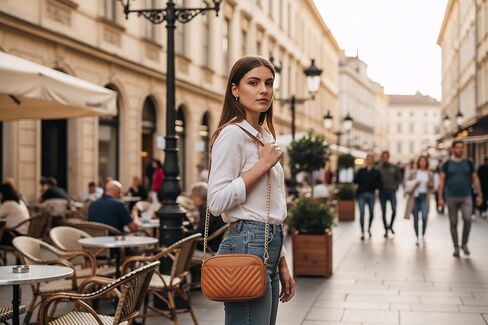 Rexmore Commuter Chic Duo: Women's Phone Crossbody Bag & 2-in-1 Insulated Laptop Lunch Tote in Kuwait
