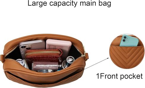 Rexmore Commuter Chic Duo: Women's Phone Crossbody Bag & 2-in-1 Insulated Laptop Lunch Tote in Kuwait