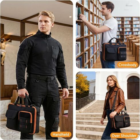 ZHIERNA Tactical Messenger Bag + Tactical Bible Cover Bag in Kuwait