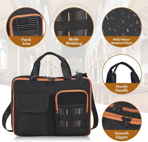 ZHIERNA Tactical Messenger Bag + Tactical Bible Cover Bag in Kuwait