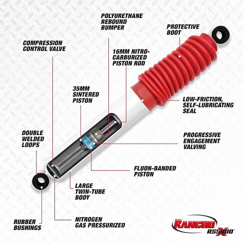 Rancho RS5000X Shocks & Struts - RS55388 in Saudi Arabia