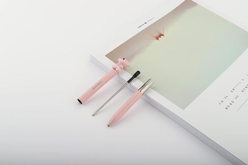 قلم باندا، قلم كتابة هدايا لطيف وفريد ​​من نوعه، قلم هدية لتزيين حفلات المكتب واللوازم المدرسية للنساء البالغات والأطفال البنات، عبوة إضافية واحدة in Kuwait