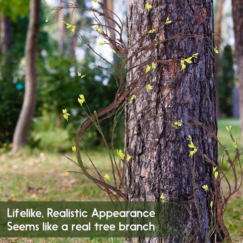 فروع شجرة اصطناعية مقاس 118 بوصة، فروع شجرة صناعية قابلة للطرق، أعواد بلاستيكية قابلة للانحناء، كرمة/سيقان لتزيين المزهريات والنباتات الخضراء بنفسك لتزيين حفلات المنزل والمكتب in Kuwait