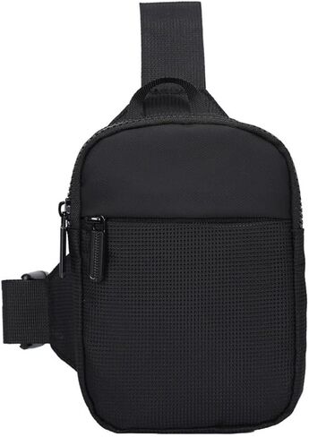 Men Chest Cross Shoulder Crossbody Handbag Small Sling Black in Saudi Arabia