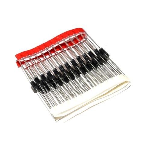 50PCS 1N5817 1N5819 1N5399 1N4937 1N4004 Rectifier Diode 1N4001 1N4007 UF4007 HER107 FR207 FR157 FR107 RL207 DO-41(1N4001) in Saudi Arabia