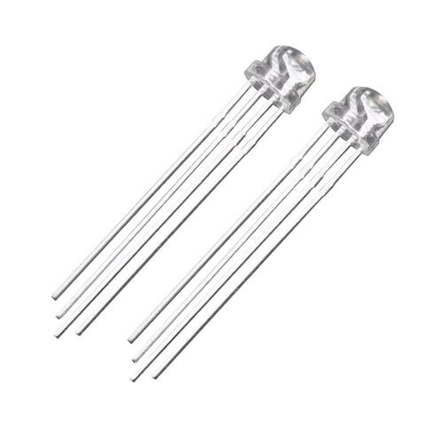 10-100pcs Multicolor RGB LED Diodes 5mm 8mm 10mm Common Anode Indicators for Circuit Electronics Design DIY(F5 RGB-50PCS) in Saudi Arabia