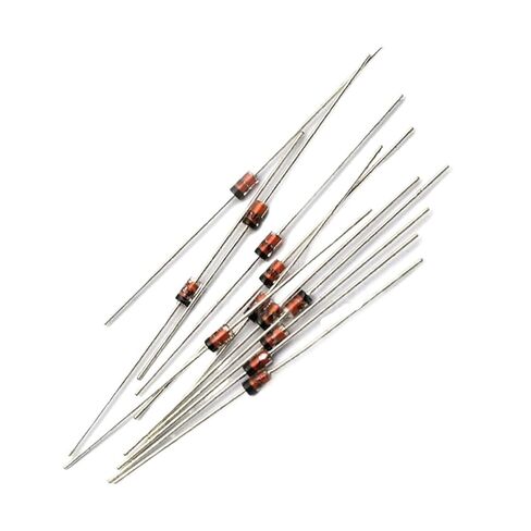 100pcs 1W diode DO-41 3V 3V3 3V6 3V9 4V3 4V7 5V1 5V6 6V2 6V8 7V5 8V2 9V1 10V 11V 12V 13V 15V 1N4733A 1N4742A 1N4728A(1N4743 13V) in Kuwait