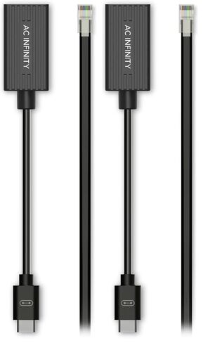 AC Infinity RJ11/12 to UIS Port Type-B Adapter Dongle, Conversion Cable Cord with Extension Cable for RJ11 RJ12 Grow Lights with Resistor Dimming in Kuwait
