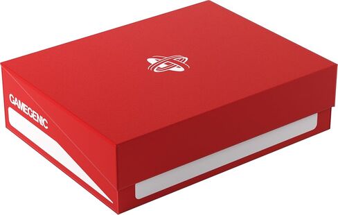 Gamegenic Token Holder | Protect and Store Game Tokens | Durable Storage Box for Tokens, Dice, Cards and other Game Accessories | Compatible with Board Games, LCG and TCGs | Red Color | Made in Saudi Arabia