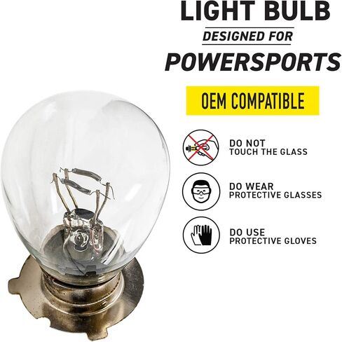 NICHE 12080 Headlight Bulb for 1983-2002 Yamaha Blaster 200 Tri Moto 225 46B-84314 (Pack of 2) in Saudi Arabia