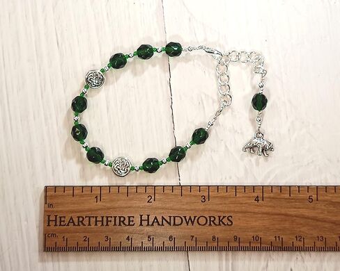 Artio Prayer Bead Bracelet: Gaulish Celtic Goddess of the Bear in Saudi Arabia
