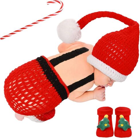 Valentine's Day Newborn Photography Prop Baby Boy Girl Photo Newborn Angel Outfits Photoshoot Costume 0-6 Months (Angel) in Saudi Arabia