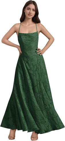 Floral Lace Prom Dresses 2026 A-Line Spaghetti Straps Backless Formal Wedding Guest Dress in Saudi Arabia