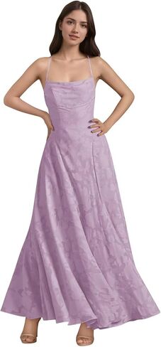 Floral Lace Prom Dresses 2026 A-Line Spaghetti Straps Backless Formal Wedding Guest Dress in Saudi Arabia