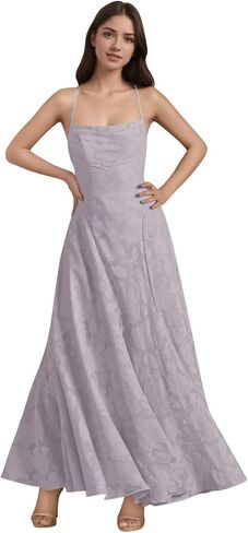 Floral Lace Prom Dresses 2026 A-Line Spaghetti Straps Backless Formal Wedding Guest Dress in Saudi Arabia