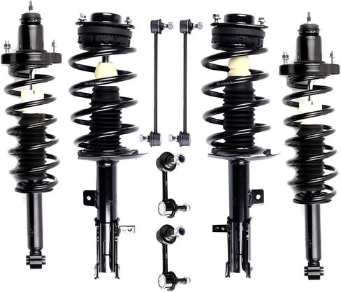SCITOO - (8pcs) Front and Rear pair Strut Spring Assembly Stabilizer Bar Link Stabilizer Bar Link Kit fit for 2011-2014 for Chrysler 200 2007-2010 for Chrysler Sebring in Kuwait