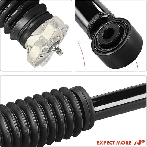 A-Premium Rear Shock Absorber with Strut Mount Compatible with Honda Civic 2017 2018 2019 2020 2021, 2-PC Set in Saudi Arabia