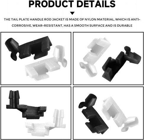 5 مجموعات من مشبك قضيب قفل الباب، مشبك مقبض الباب الداخلي، مشابك تثبيت قضيب السيارة اليسرى واليمنى تحل محل OEM # 4003672R 4003673L، ملحقات السيارة مشابك قضيب مقبض الباب الخلفي لمعظم المركبات in Kuwait