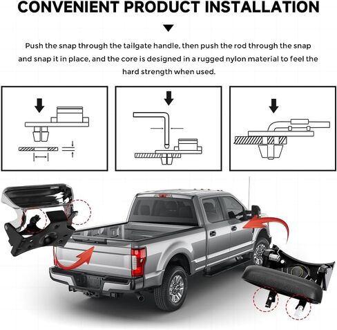 5 مجموعات من مشبك قضيب قفل الباب، مشبك مقبض الباب الداخلي، مشابك تثبيت قضيب السيارة اليسرى واليمنى تحل محل OEM # 4003672R 4003673L، ملحقات السيارة مشابك قضيب مقبض الباب الخلفي لمعظم المركبات in Kuwait