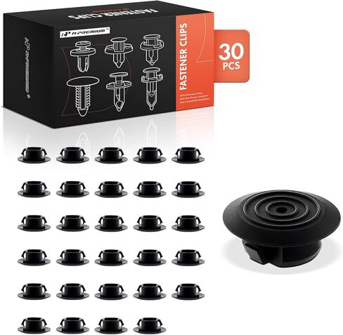 A-Premium 22mm نايلون الروك صب التجنيب قفل دبوس كليب 20 حزمة 2.08oz متوافق مع تويوتا كورولا 03-08 Prius 04-09 Matrix 03-05 FJ Cruiser Echo Scion tC xB xA Pontiac Vibe in Saudi Arabia