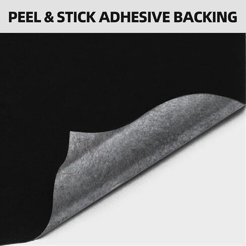 6PCS Large Self Adhesive Felt Sheet, 13.4"x10.8", 2mm Thick Black Felt Fabric Sheets for Crafts, DIY and Surface Protection, Peel and Stick Drawer & Jewelry Box Liner in Saudi Arabia