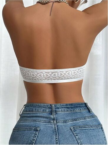Women's Front Closure Strapless Bras Wireless Comfy Bandeau Bralettes in Saudi Arabia