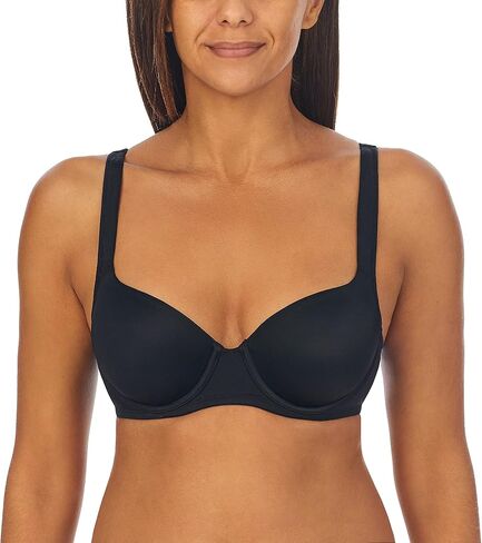 COMPANY ELLEN TRACY Women's Lightly Lined Underwire Full Coverage T-Shirt Bra with Adjustable Straps - Black, 36C in Kuwait