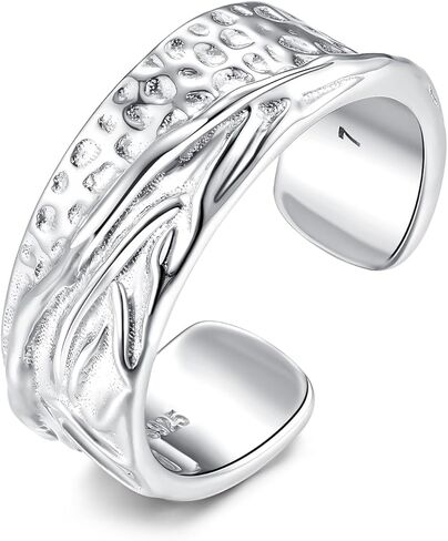 925 Sterling Silver Vintage Rings Adjustable Thumb Rings for Women in Saudi Arabia