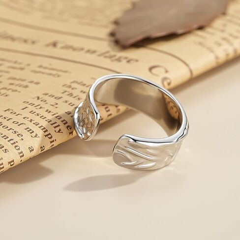 925 Sterling Silver Vintage Rings Adjustable Thumb Rings for Women in Saudi Arabia