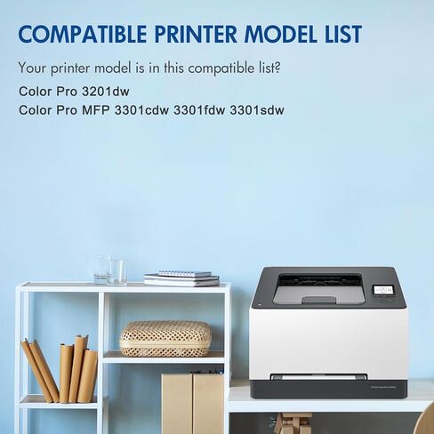 218A Toner Cartridges 4 Pack 218X 3301fdw 3201dw Compatible for HP 218A 218X 218 Color Pro MFP 3301 3301cdw 3301fdw 3201dw 3301sdw Printer Ink Set with Chip | W2180A Black Cyan Yellow Magenta in Kuwait