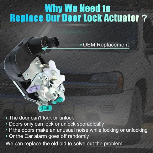 uxcell Front Left Side Power Door Lock Actuator Motor for Dodge Dakota 1997-1998 No.55075951AB in Saudi Arabia