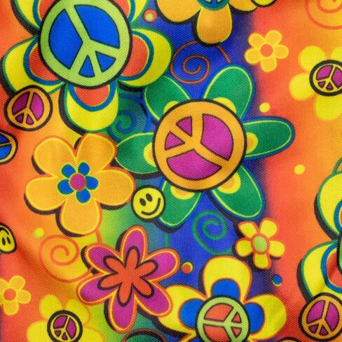 UNDERWRAPS 70s Women Hippie Costume - Hippie Outfits for Women, Halloween Dress Up Set, 70s Adult Party Disco in Saudi Arabia