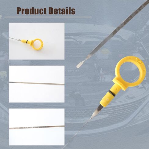 AUCERAMIC 4.0L Engine Oil Dipstick Fit for Jeep Cherokee XJ 1996-2001, for Jeep Grand Cherokee WJ/ZJ 1996-2004, for Jeep TJ/Wrangler TJ 1997-2006 Replaces# 917366 53010445AB in Saudi Arabia