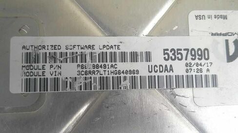 Engine ECM Control Module 5.7L 16-20 Compatible with Dodge 1500 Pickup 68243303AB 68298491AC in Saudi Arabia