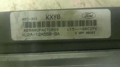 Engine ECM Control Module Fits 99 Compatible with Ford F250SD Pickup XU2A-12A650-BA XU2A12A650BA in Saudi Arabia