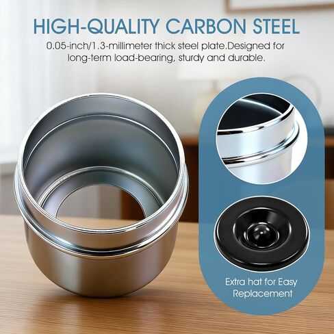 أغطية غبار لمحور المقطورة مقاس 1.98 بوصة، غطاء شحم محمل المحور لمقطورة القارب بوزن 2000-3500 رطل، والتخييم والمركبات الترفيهية - متوافقة مع محاور Dexter EZ Lube، وتتضمن سدادتين مطاطيتين إضافيتين لختم آمن in Kuwait