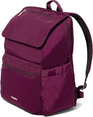 Baggallini Flap Laptop Backpack - 15"x11" Lightweight Work Travel Bag w/Luggage Sleeve & RFID in Saudi Arabia