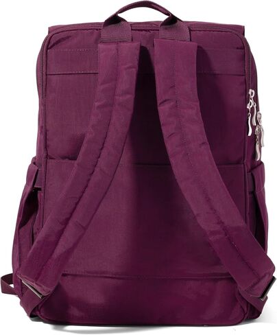 Baggallini Flap Laptop Backpack - 15"x11" Lightweight Work Travel Bag w/Luggage Sleeve & RFID in Saudi Arabia