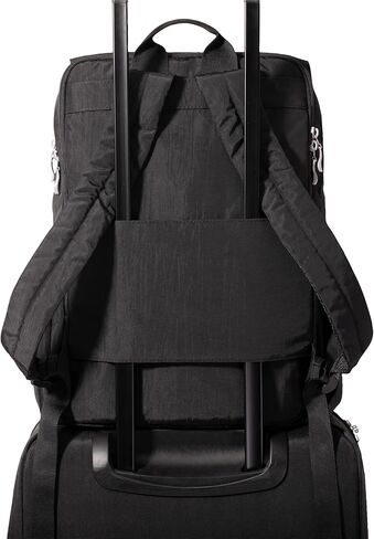 Baggallini Flap Laptop Backpack - 15"x11" Lightweight Work Travel Bag w/Luggage Sleeve & RFID in Saudi Arabia