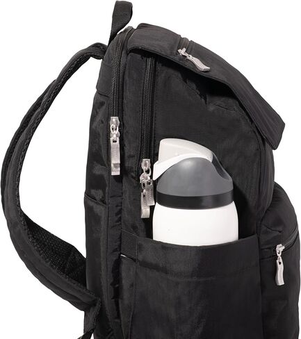Baggallini Flap Laptop Backpack - 15"x11" Lightweight Work Travel Bag w/Luggage Sleeve & RFID in Saudi Arabia